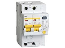 Дифференциальный автоматический выключатель АД12 2 полюса, 32А, Тип AC, х-ка C, 10мА | код. MAD10-2-032-C-010 | IEK 